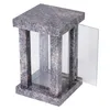 Grablampe Granit Himalaya, modern, hochglanzpoliert, 22 cm, Produktbild-Vorschau 2