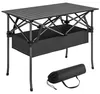 Outsunny Campingtisch Klapptisch mit Netzfach, Tragetasche, Produktbild-Vorschau 1