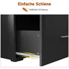 SONNI 55x35x172cm Vitrinenschrank mit LED beleuchtung und Produktbild-Vorschau 3