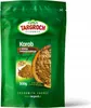 A green pouch of carob powder. Produktbild-Vorschau