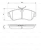 Bosch Bremsbelagsatz, Scheibenbremse  0 986 461 147 Produktbild-Vorschau 11