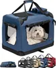 lionto Hundetransportbox faltbar, stabile Stoffbox mit Produktbild-Vorschau 1