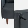 sweeek - 2-Sitzer Sofa - Dunkelgrau Produktbild-Vorschau 2