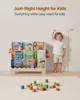 SucceBuy Półka na książki Montessori z 3 poziomami, półka Podgląd zdjęcia produktu 5