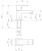 Sapho SMALL Waschtischventil, 92mm, Chrom Produktbild-Vorschau 5