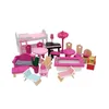4iQ Solid Puppenhaus aus Holz für Kinder Pink mit Produktbild-Vorschau 5