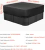 Kryt na vířivku vodotěsný černý 2235x2235x508mm - Prachový Náhled obrázku produktu 7