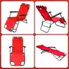 Klappbarer Gartenliege Zero Gravity Rot – Relaxliege Produktbild-Vorschau 3