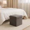 Pufa Ze Schowkiem Siedzisko Tapicerowana Sztruks Elegancka Podgląd zdjęcia produktu 9