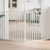 vidaXL 2-częściowa składana bramka dla psa biała 160 cm Podgląd zdjęcia produktu 2