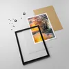 Gerahmtes Poster - Schwarzer Rahmen - Fluss Sonne Bäume - Produktbild-Vorschau 4