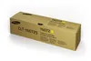 A yellow cardboard box for a Samsung toner cartridge, shown at an angle on a white background. Produktbild-Vorschau