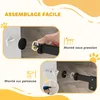 PawHut Barrière de sécurité animaux de 104H cm avec porte Voir les images du produit 9