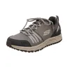 A single gray Skechers sneaker is shown against a white background. Voir les images du produit