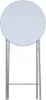 vidaXL Tables hautes 4 pièces avec plateau MDF blanc Voir les images du produit 2