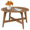 VASAGLE Couchtisch rund, 80 cm Wohnzimmertisch, konische Produktbild-Vorschau 1