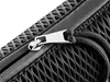 A close-up shot of a black mesh case with a zipper. Produktbild-Vorschau