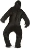 Gorilla Kostüm mit Maske schwarz - Einheitsgröße Produktbild-Vorschau 3