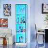 BROTTAR Eckschrank mit LED Beleuchtung, stilvoller Produktbild-Vorschau 8