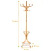 COSTWAY Garderobenständer 184cm, Kleiderständer Holz, Produktbild-Vorschau 8