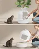 FEANDREA Katzentoilette mit Tür, Blumentopf, verstecktes Produktbild-Vorschau 5