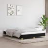 vidaXL Struttura letto senza materasso nero 140x200 cm Anteprima dell’immagine prodotto 2