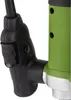 A close-up view of the handle and part of the body of a power tool. Voir les images du produit