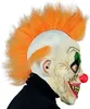 Horror Zirkus Clown Vollkopfmaske mit Haaren - Clownmaske Produktbild-Vorschau 5