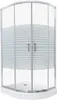 Kerra Madera 100x80 links Duschkabine mit Duschwanne, 4mm Produktbild-Vorschau 1