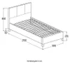 HOME DELUXE - LED Bett Asteroid - Dunkelgrau, 90 x 200 cm - Produktbild-Vorschau 7
