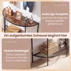 COSTWAY Console tafel, bijzettafel half rond met 2 niveaus, Productafbeelding-voorbeeld 4