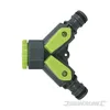 2-Wege-Wasserhahn-Verteiler 3/4 Zoll BSP auf 1/2 Zoll Produktbild-Vorschau 5