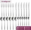 Ménagère Piemont 24p Inox Acier Inoxydable 18/10, Design Voir les images du produit 9