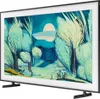 A Samsung QLED The Frame TV displaying a painting, placed on its stand. Voir les images du produit