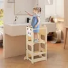 2 in 1 Learning Tower für Kinder,Montessori Stehhilfe mit Produktbild-Vorschau 2