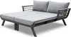Garden Pleasure DELIA Doppelliege, Grau, Aluminium Produktbild-Vorschau 1