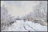 Poster 91,5x61cm Neve ad Argenteuil, Monet Vintage per il Anteprima dell’immagine prodotto 1