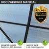 Alu Pavillon PAGODE 3,5x3,5m dunkelgrau mit Moskitonetz und Produktbild-Vorschau 6