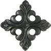 UHRIG Dekorative Rosette aus Stahl Schmiedeeisen Ornament Produktbild-Vorschau 1