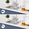 55 x 45 CM Küchenspüle Edelstahl Waschbecken Einbauspüle Produktbild-Vorschau 9