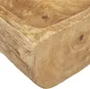 Rustikale Holzschale mit Mulde 40×13–16cm Deko Vintage Produktbild-Vorschau 2