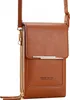 A brown crossbody bag is shown against a white background. Produktbild-Vorschau