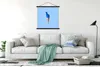 MuchoWow® Textilposter Pfau - Eistüte - Eiscreme - Blau - Produktbild-Vorschau 3