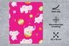 MuchoWow® Mauspad Mousepad Elefant - Blumen - Muster 19x23 Produktbild-Vorschau 2