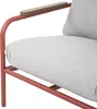 Close-up of an outdoor chair armrest and cushion. Podgląd zdjęcia produktu