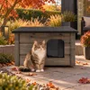 Katzenhaus XL Katzenhütte Katzenhöhle Outdoor draußen Produktbild-Vorschau 1