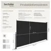 tectake® Seitenmarkise 180 x 300 cm ausziehbar, mit Produktbild-Vorschau 5