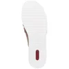 Rieker, muli con zeppa da donna, beige Anteprima dell’immagine prodotto 8