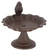 Bain d'oiseau en fonte - Marron - D 15,1 x H 13,6 cm Voir les images du produit 3