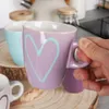 Barevné keramické hrnky s motivy srdce - 4-balení Náhled obrázku produktu 4